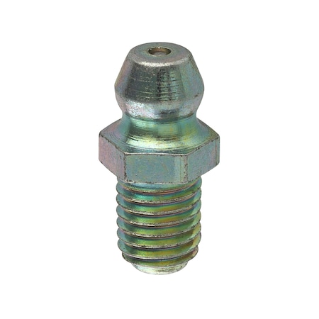 Ags Steel Long Grease Fitting, 23/32 Length, Male (1/4-28), 1/bag GF-13B